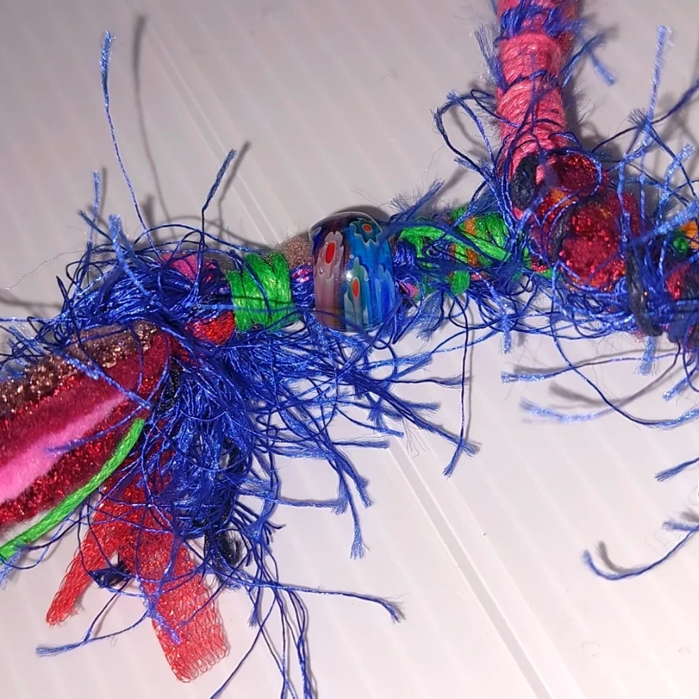 Colorful Hair Decoration ,Clip it right into your hair .Handmade